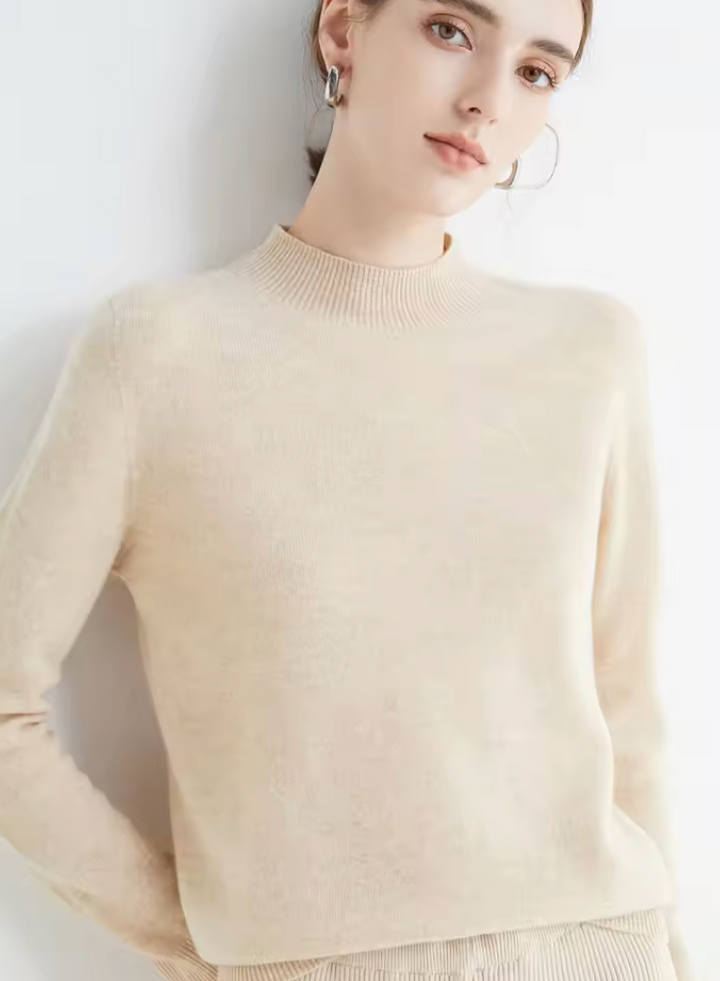 Aossviao | Mock Neck Sweater