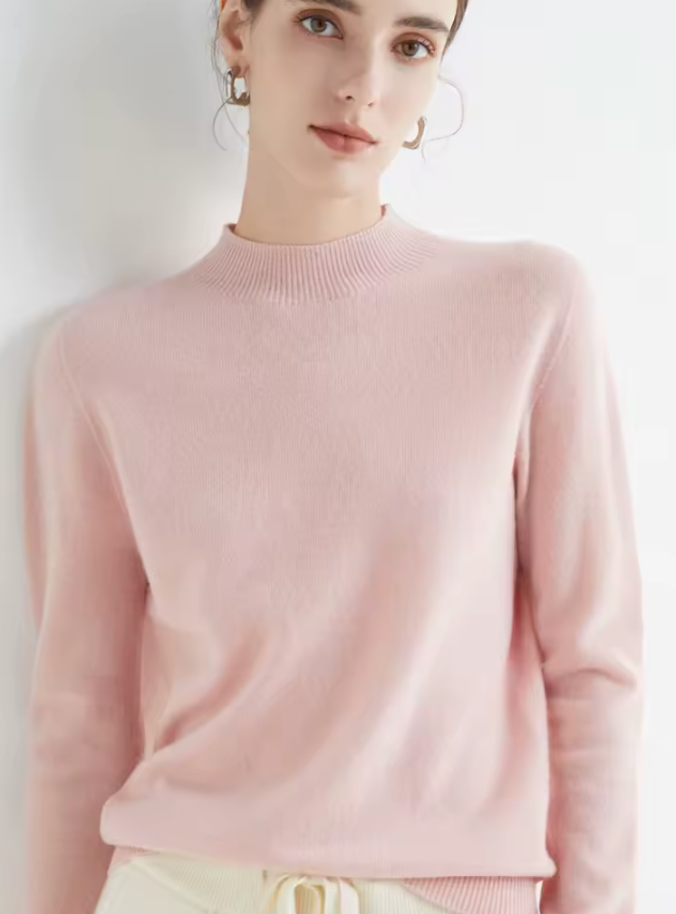 Aossviao | Mock Neck Sweater