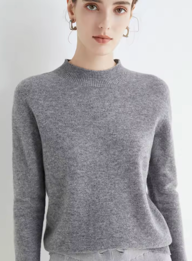 Aossviao | Mock Neck Sweater