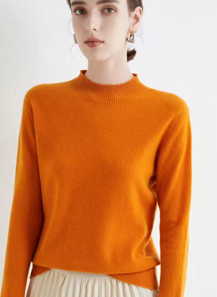 Aossviao | Mock Neck Sweater