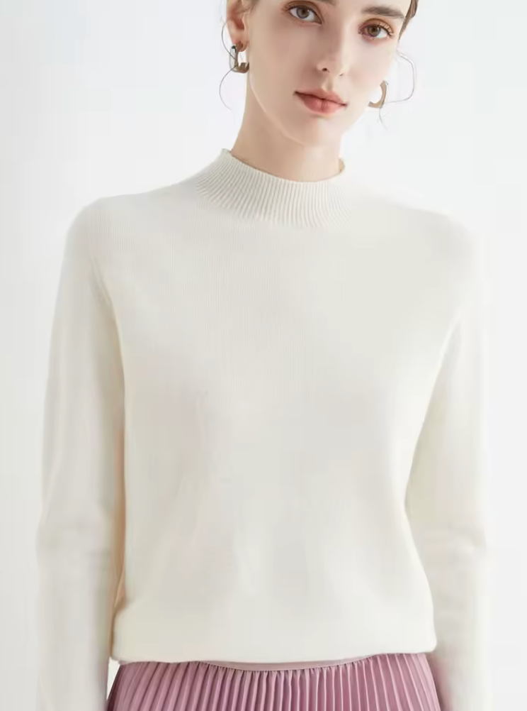 Aossviao | Mock Neck Sweater