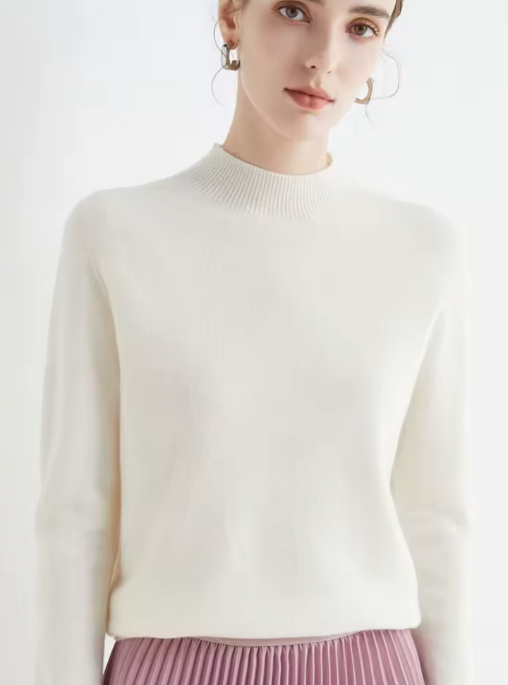Aossviao | Mock Neck Sweater