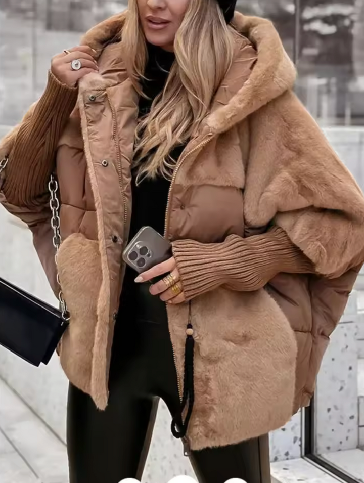 Stephanie | Plush Hooded Jacket
