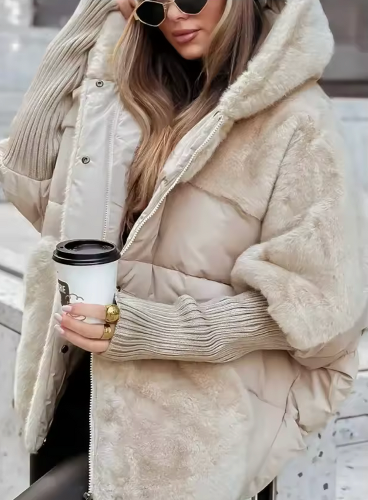 Stephanie | Plush Hooded Jacket