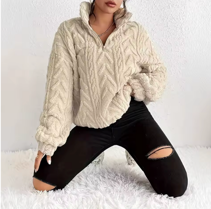 Ally | Autumn Luxe Knit Hoodie
