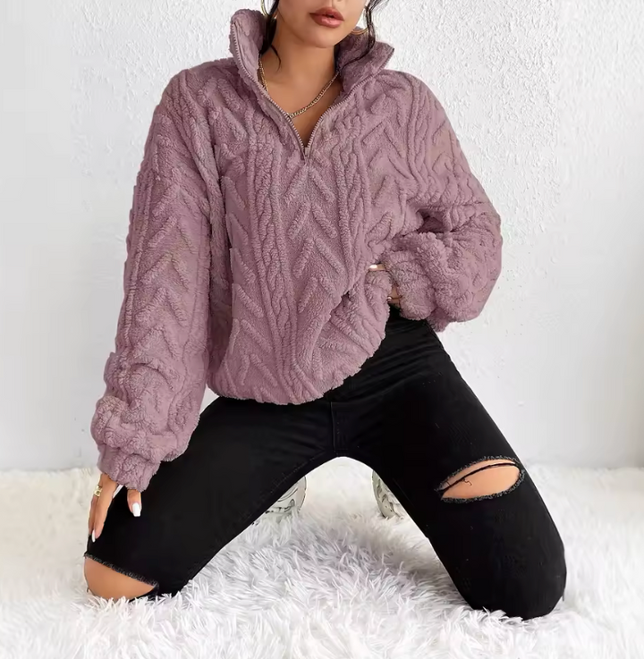 Ally | Autumn Luxe Knit Hoodie
