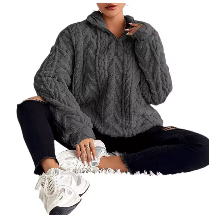 Ally | Autumn Luxe Knit Hoodie