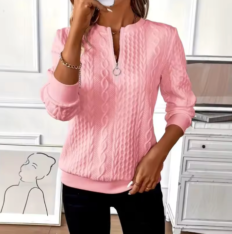 Emma | Timeless Quarter-Zip Sweater