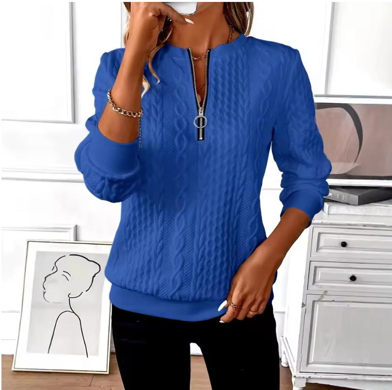 Emma | Timeless Quarter-Zip Sweater