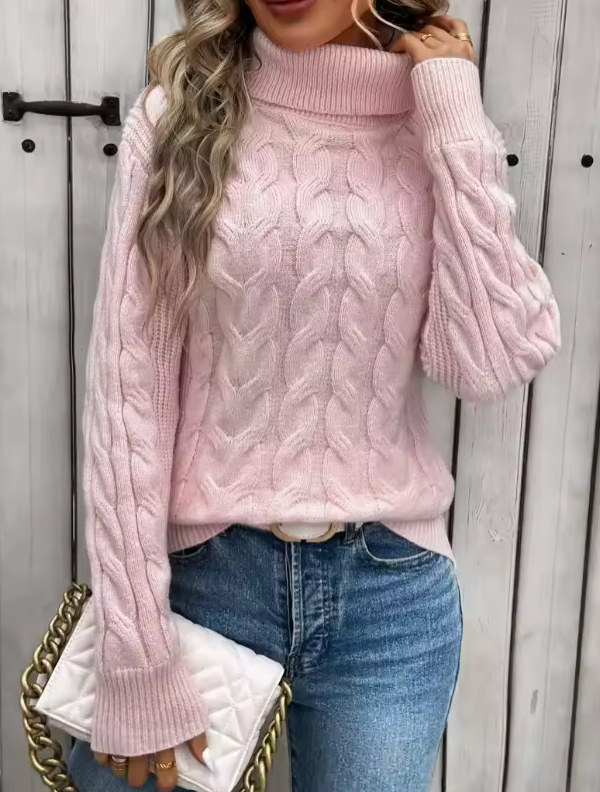 Hailey | High Neck Knitted Sweater