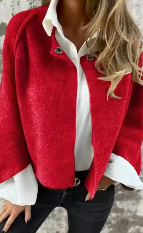 Amelia | Classy Wool Cardigan