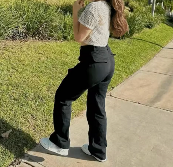 Angie | Straight Fit Cargo Pants