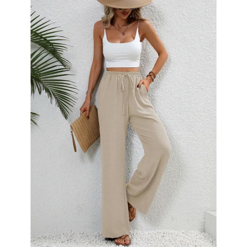 Emmy | High Waist Wide Leg Pants