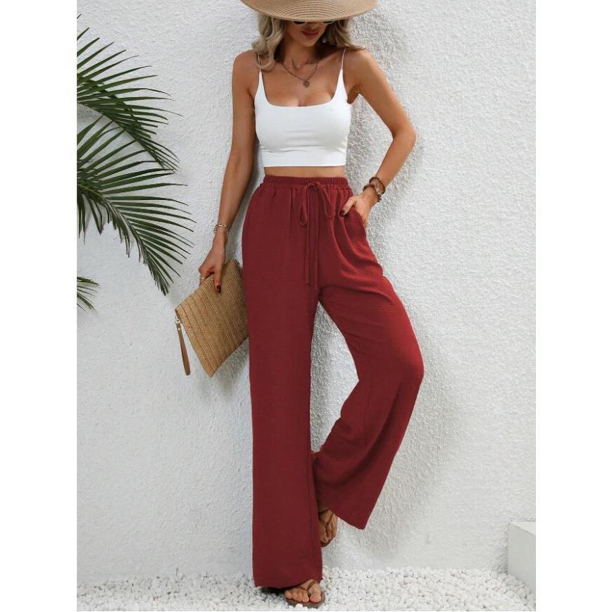 Emmy | High Waist Wide Leg Pants