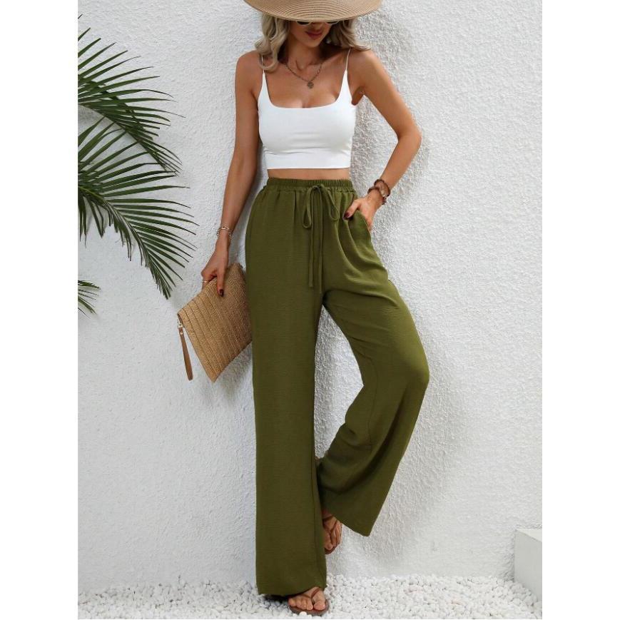 Emmy | High Waist Wide Leg Pants