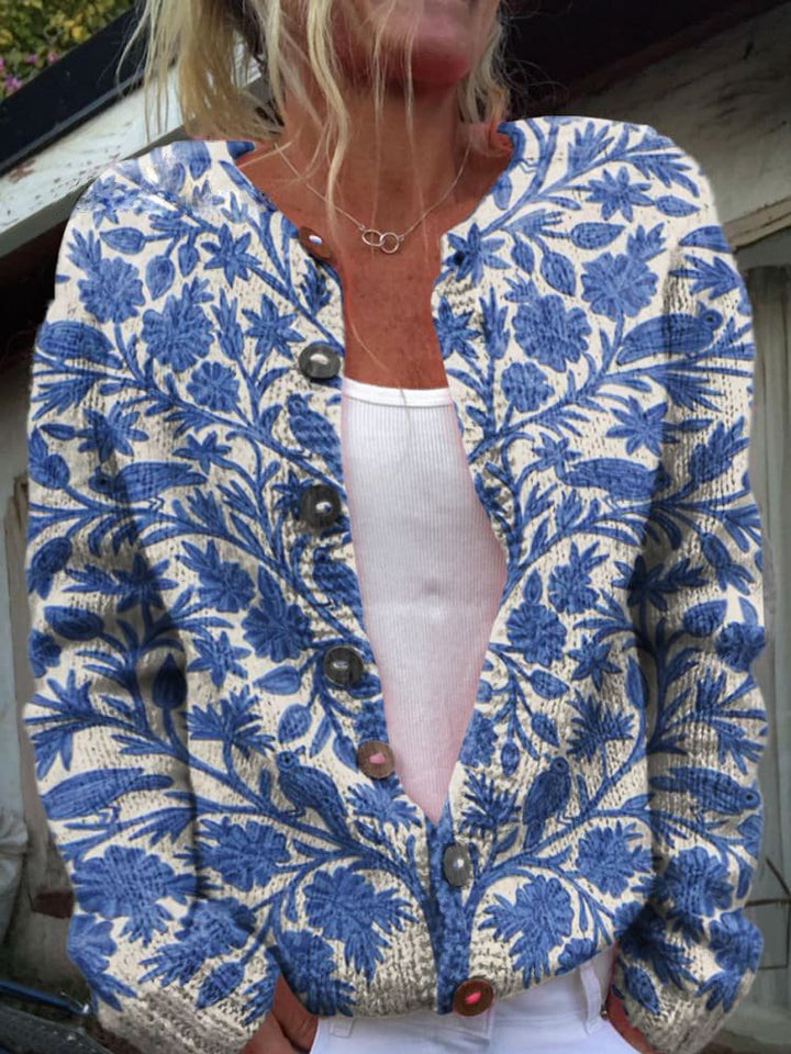 Mina | Vintage Floral Cardigan